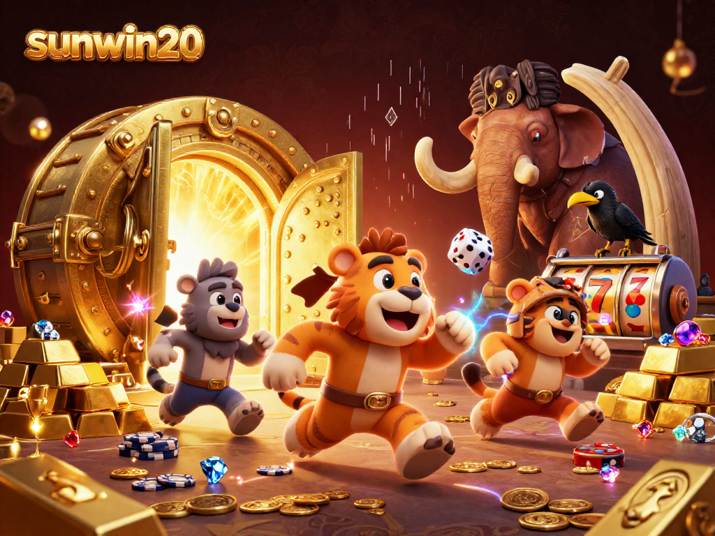 Play thrilling games at sunwin20, where the colorful casino atmosphere enhances your gaming experience.