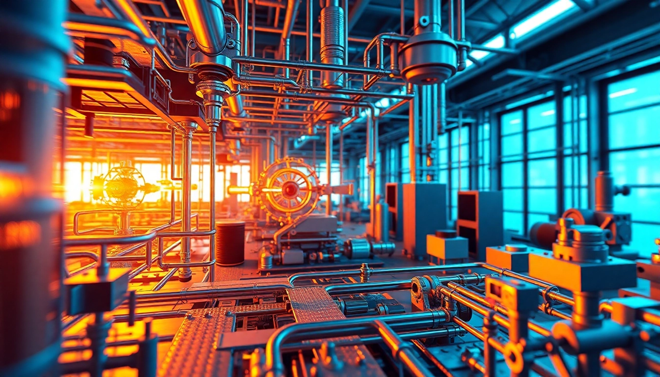 Technische Animation, die realistische 3D-Modelle komplexer Produkte dynamisch präsentiert.