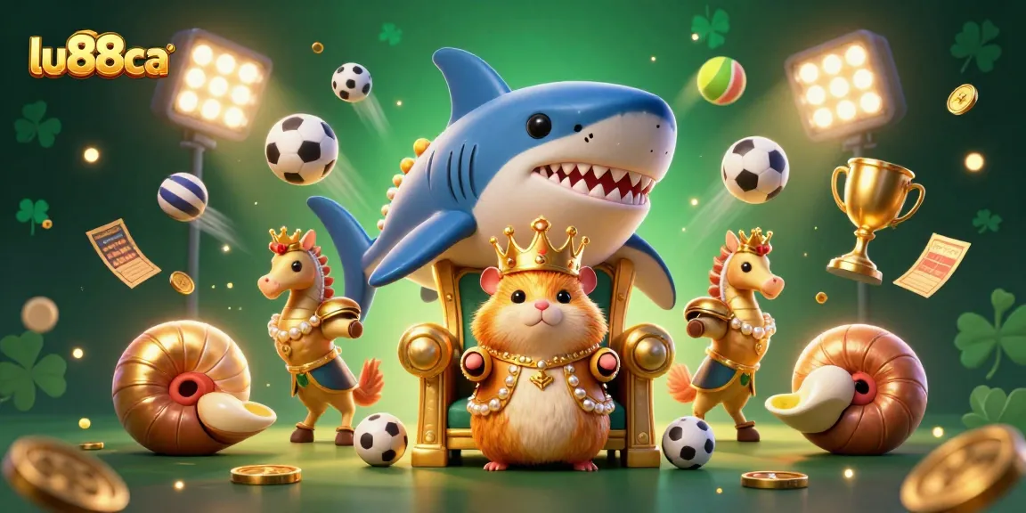 Engage with lu88ca's thrilling features through the golden hamster king's vibrant realm of sports betting!