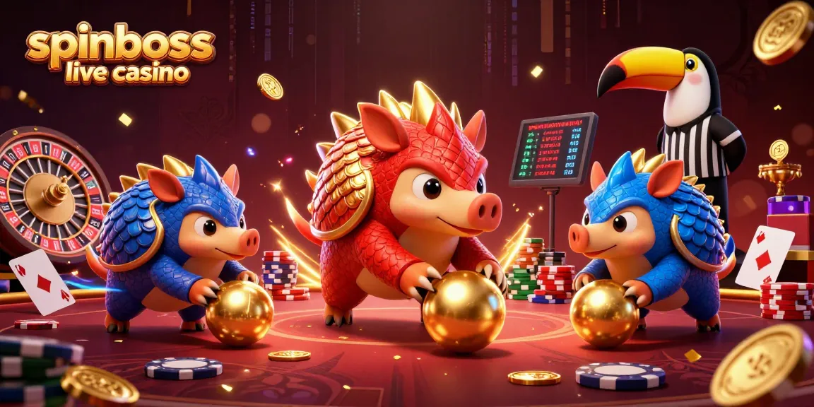 Interaktive Spielszenen im SpinBoss Live-Casino mit echten Dealern und aufregenden Tischspielen