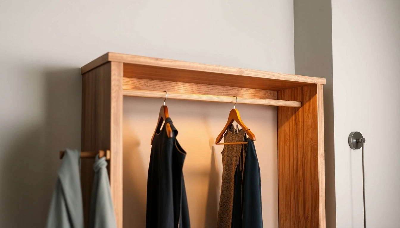 Premium kleiderbügel aus Zedernholz, elegant in warmer Beleuchtung, optimal für hochwertige Garderoben.