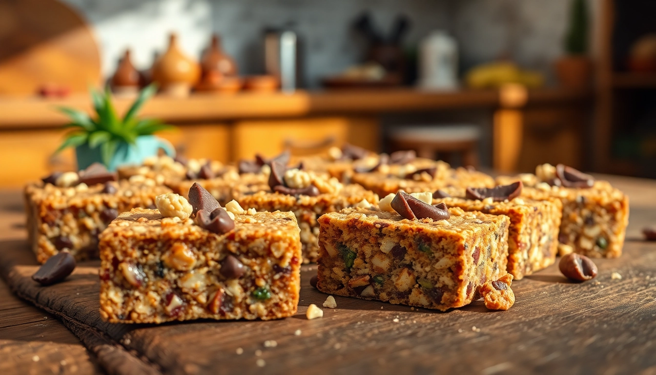 Bake delicious cannabis kekse with rich chocolate and crunchy nuts in a rustic kitchen.