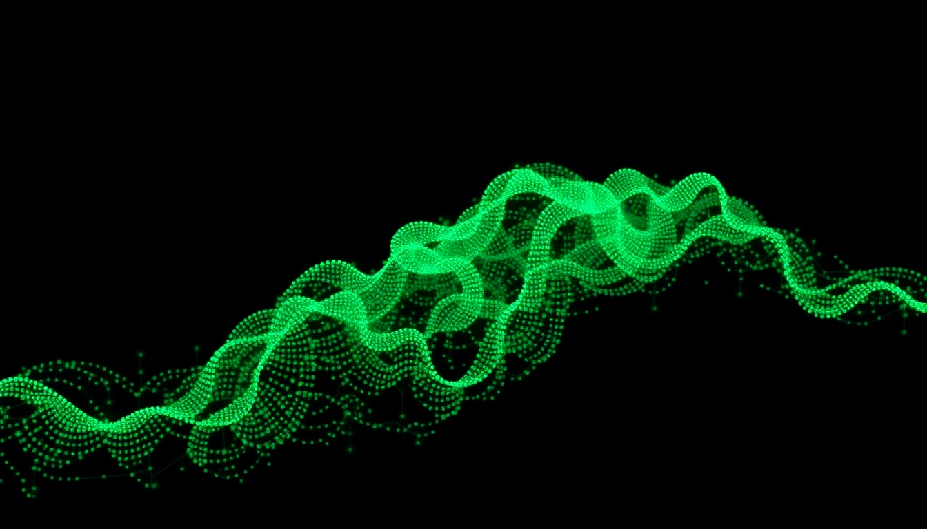 Visualisieren Sie den Aufstieg in SEO-Rankings durch eine dynamische Datenwolke.