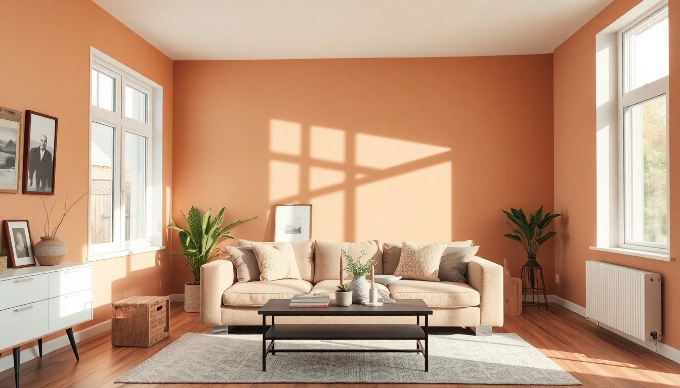 Innenansicht einer stilvollen Hausrenovierung mit modernen Möbeln und viel Tageslicht, um Renovierungsideen zu inspirieren.