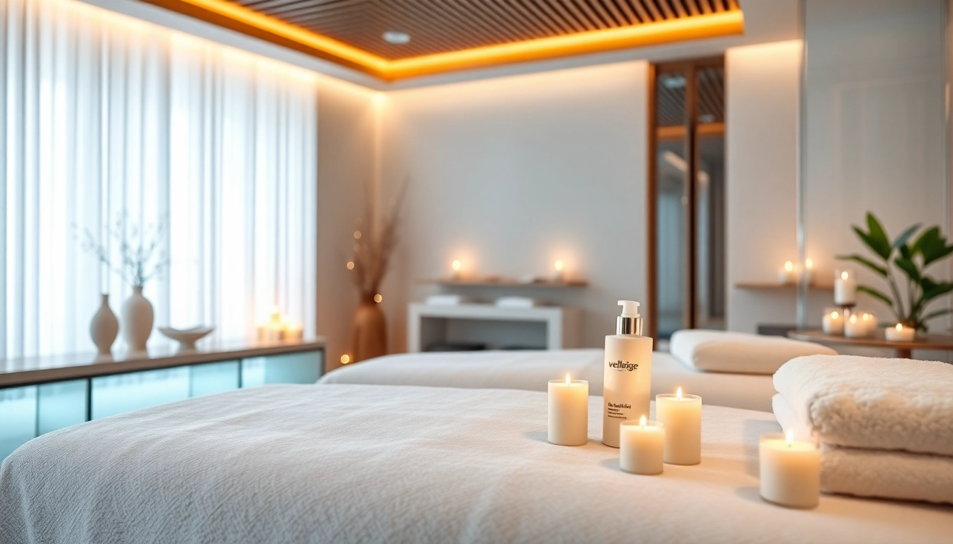 Relaxing on a wellnessliege Kosmetik, showcasing comfort and style in a serene spa environment.