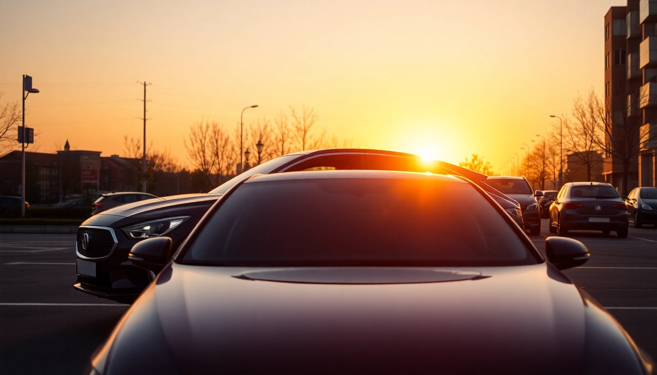 Auto Abo: Familien genießen die Vorteile eines flexiblen Fahrzeug-Abos in einem modernen Stadtsetting.