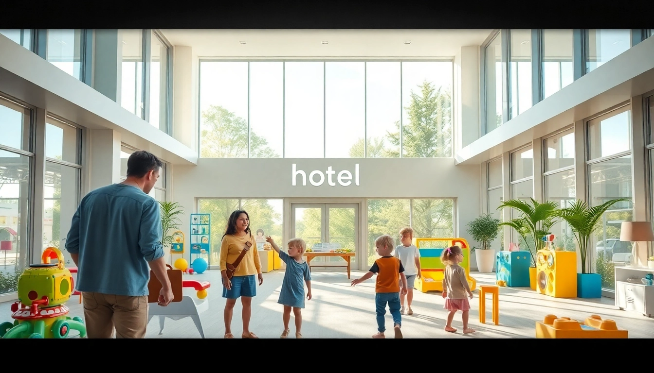 Entdecken Sie unser Hotel nahe Playmobil Funpark, das familienfreundliche Annehmlichkeiten und eine einladende Lobby bietet.