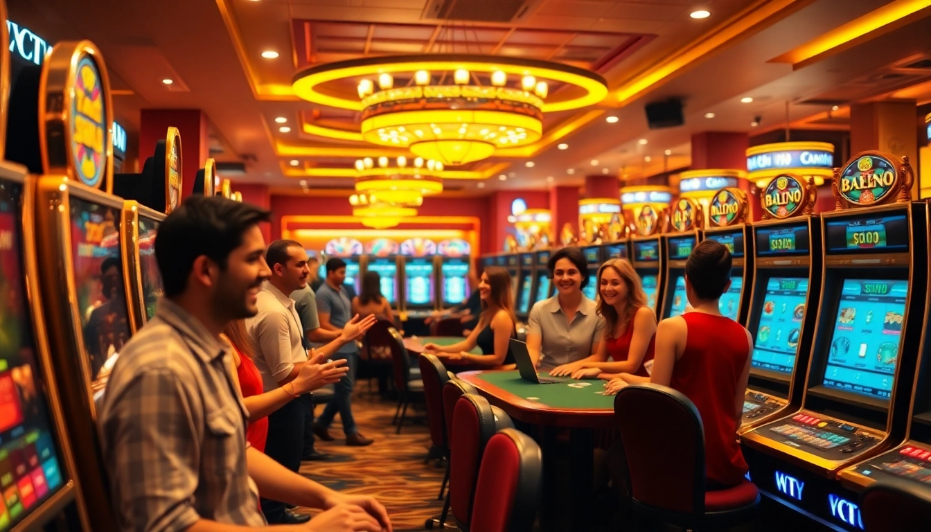 Experience the excitement of winning at the Best online casinos with joyful players celebrating their wins.