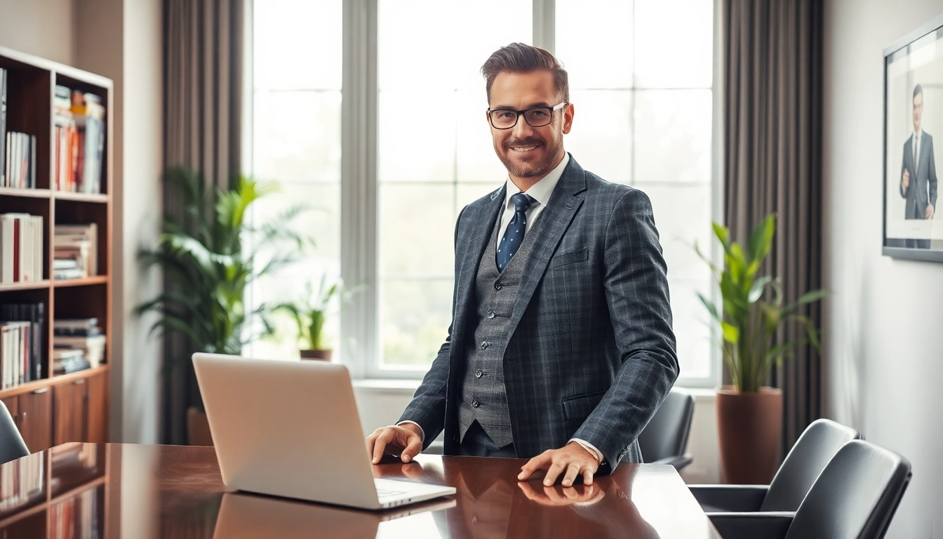 Headhunter Mühlheim in einem eleganten Büro während eines Beratungsgesprächs.