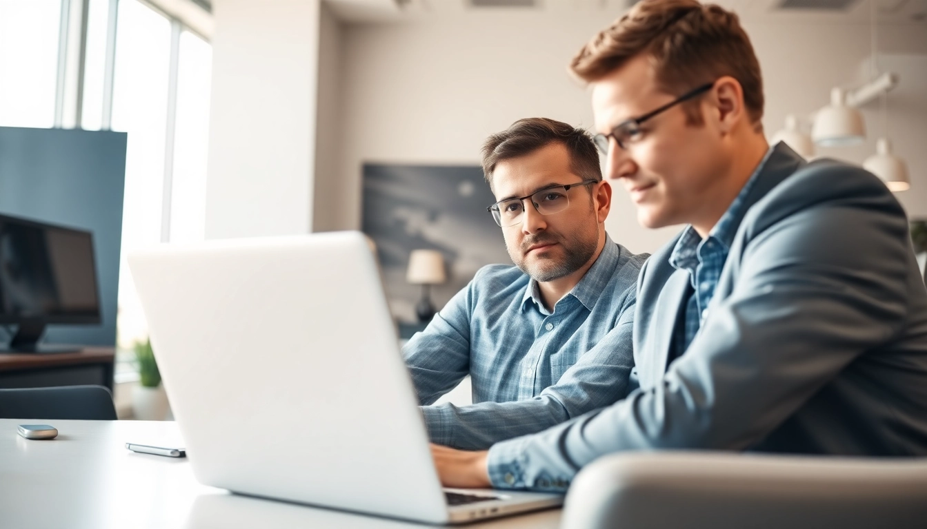 Headhunter Schweiz berät einen Klienten in einem modernen Büro über Karrieremöglichkeiten